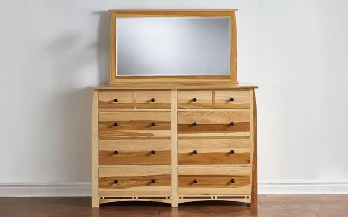 A-America – Adamstown Dresser & Mirror in Natural – ADANT5552