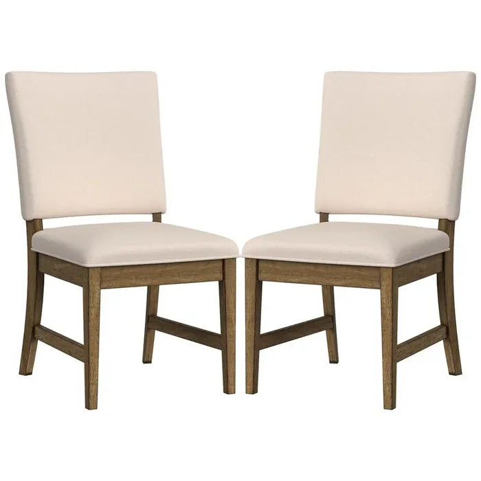 A-America – Leucadia Ladderback Side Chair with Upholstered Seat (2 pack) in Toasted Java – LEUTJ2692
