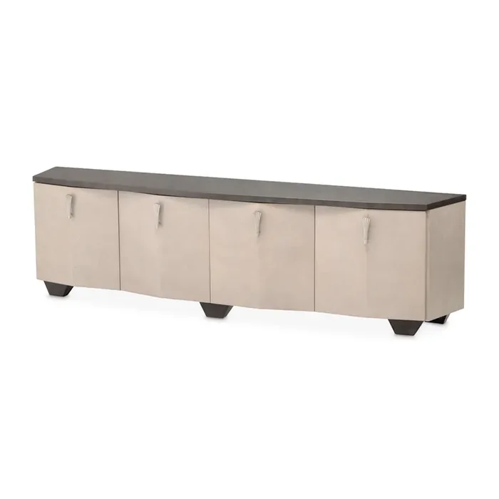 AICO by Michael Amini – Fantosini Media Cabinet – Silver Mist – 9091081-823