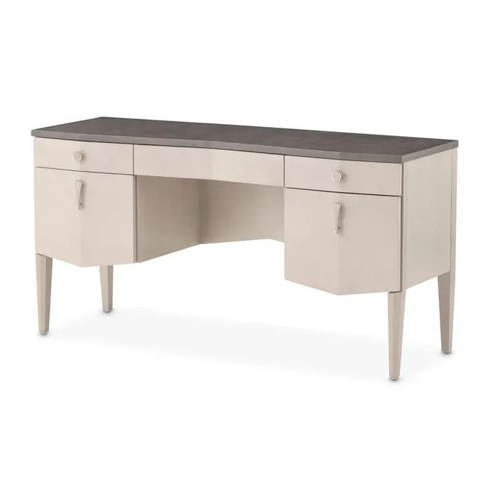 AICO by Michael Amini – Fantosini Vanity Desk – Silver Mist – 9091058-823