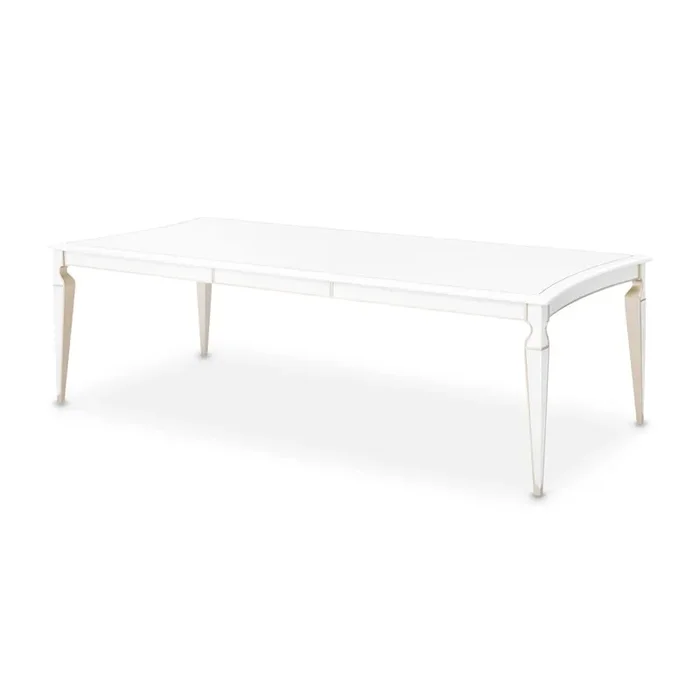 AICO by Michael Amini – La Marisia Rectangular Dining Table – Creamy Pearl – 9089000-112