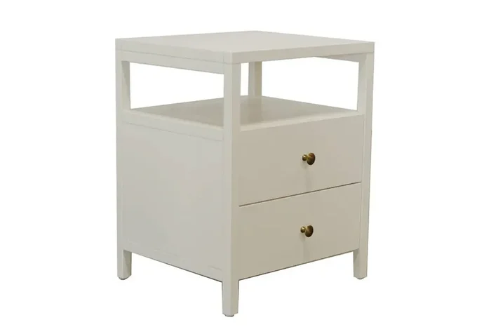 Alpine Furniture – Avery End Table, Coconut Milk – 2478-62