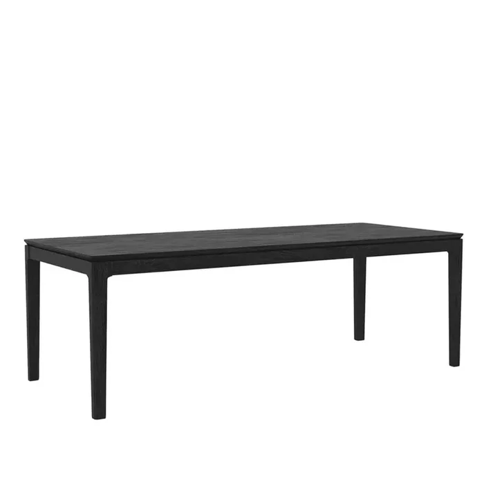 Alpine Furniture – Cove Rectangular Extension Dining Table, Vintage Black – 3859-90