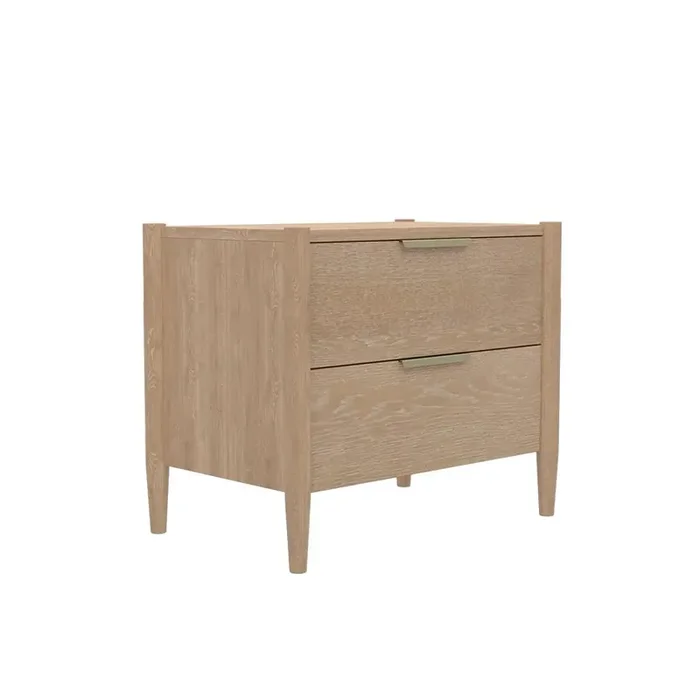 Alpine Furniture – Sinclair Nightstand, Natural – 3458NAT-02