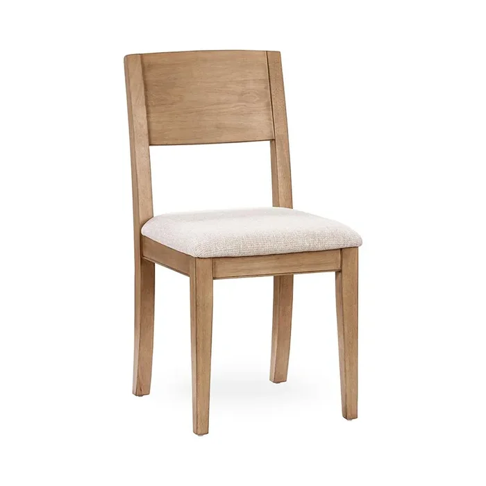 Classic Home – Allegra Set of 2 Reclaimed Pine Wood Dining Chairs – Natural – 53006340