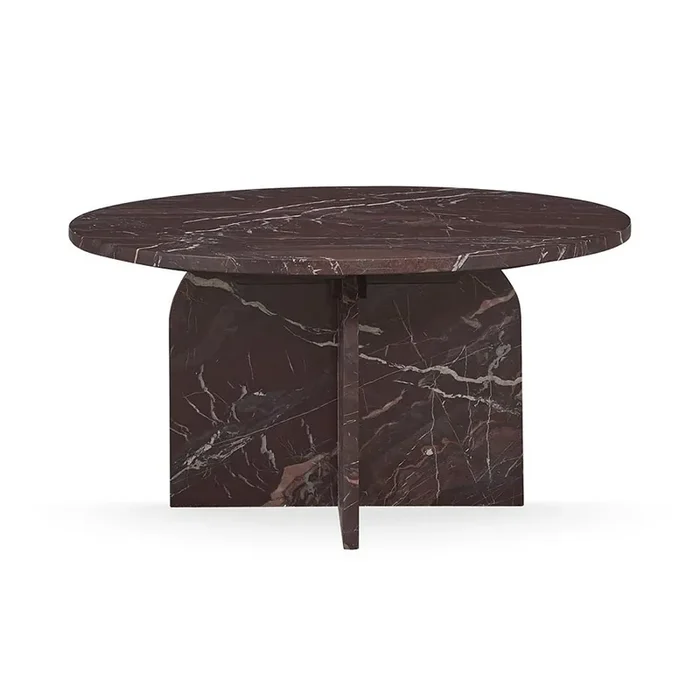 Classic Home – Reilly Marble Coffee Table – Red – 51012027