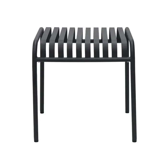 Euro Style – Enid 23inW Outdoor Side Table, Black – 90728-BLK