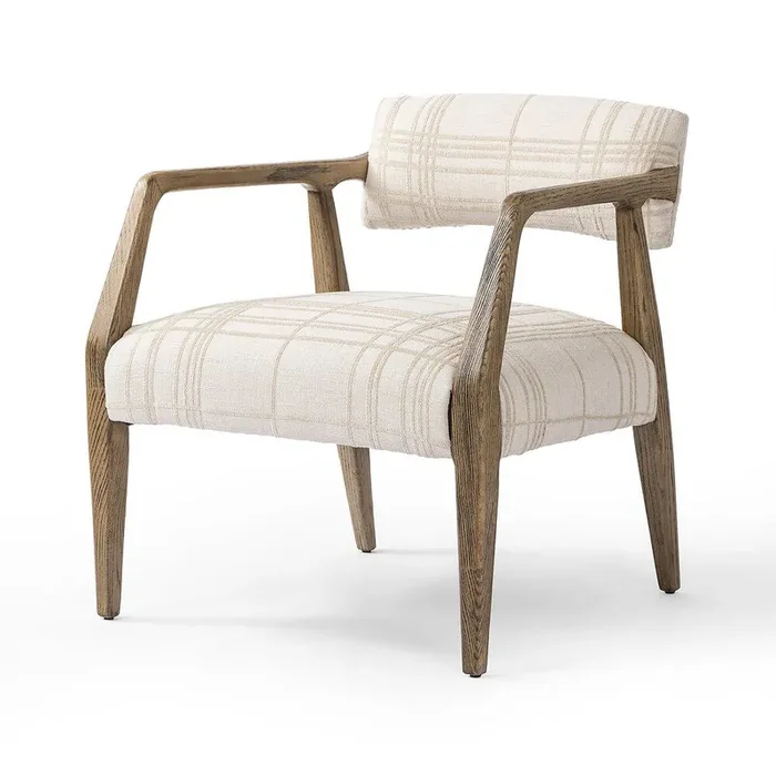 Four Hands – Abbott – Tyler Armchair – Sheffield Ivory – 105581-020