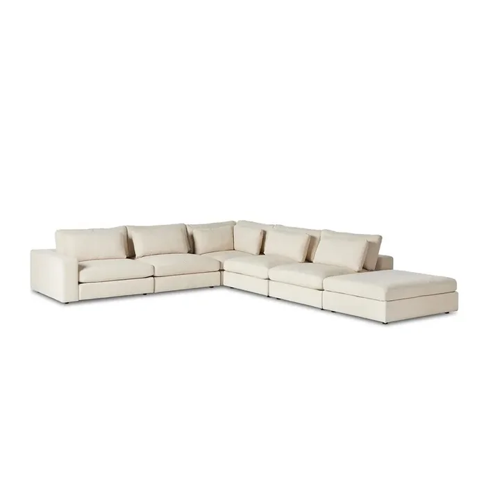 Four Hands – Atelier – Bloor 5-Piece Sectional – Clairmont Ivory – 106157-007