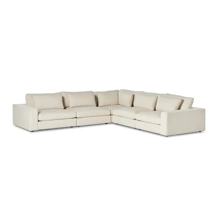 Four Hands – Atelier – Bloor 5-Piece Sectional – Clairmont Ivory – 106171-009