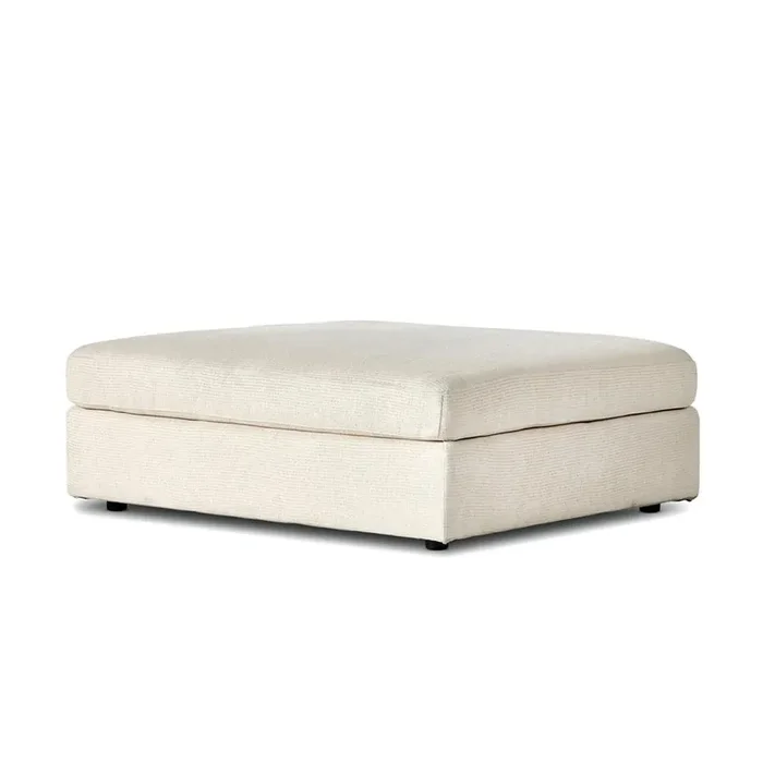 Four Hands – Atelier – Build Your Own Bloor Sectional – Ottoman – Clairmont Ivory – 106170-014