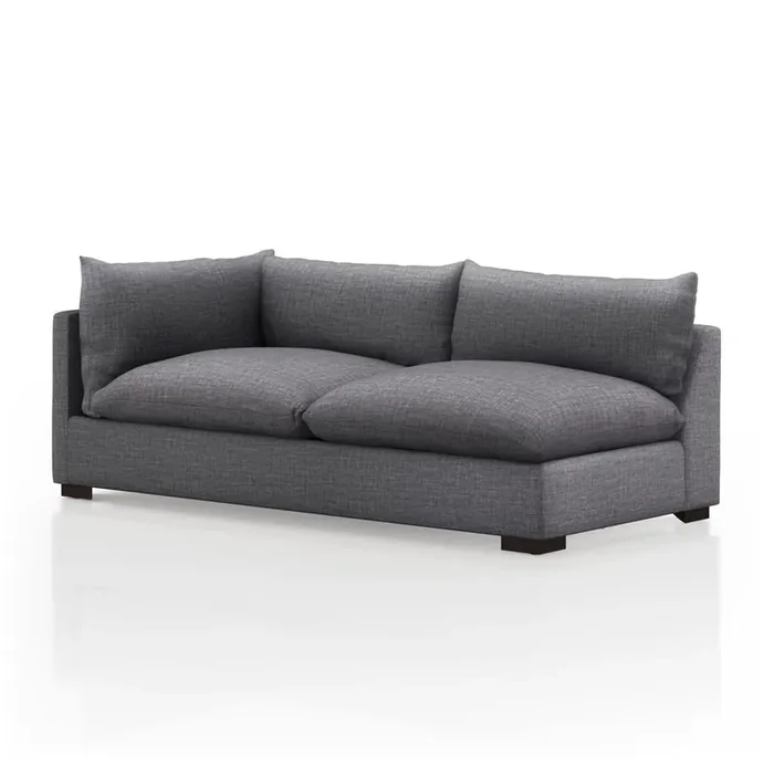 Four Hands – Atelier – Build Your Own Westwood Sectional – Left Sofa Piece – 82in – Bennett Charcoal – 229542-003