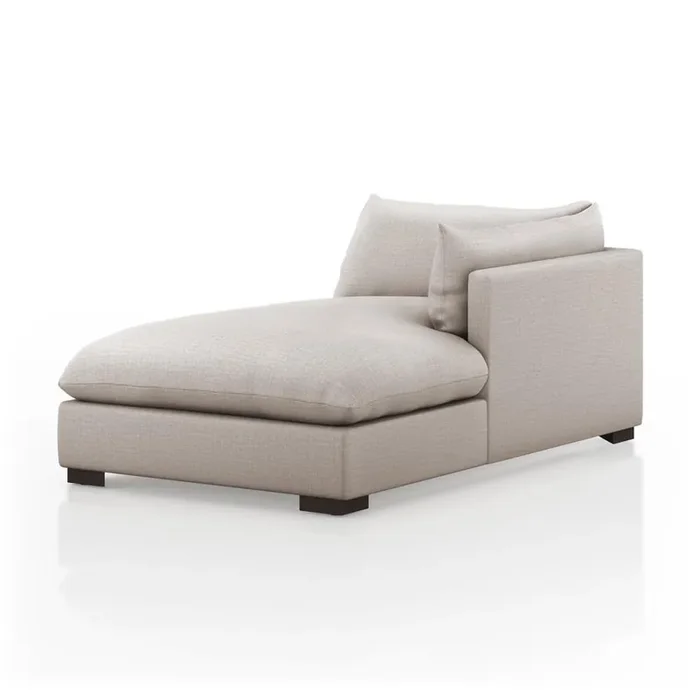 Four Hands – Atelier – Build Your Own Westwood Sectional – Right Chaise Piece – 43.5in – Bennett Moon – 229539-002