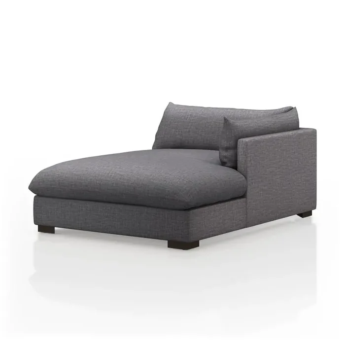 Four Hands – Atelier – Build Your Own Westwood Sectional – Right Chaise Piece – 51in – Bennett Charcoal – 229540-002