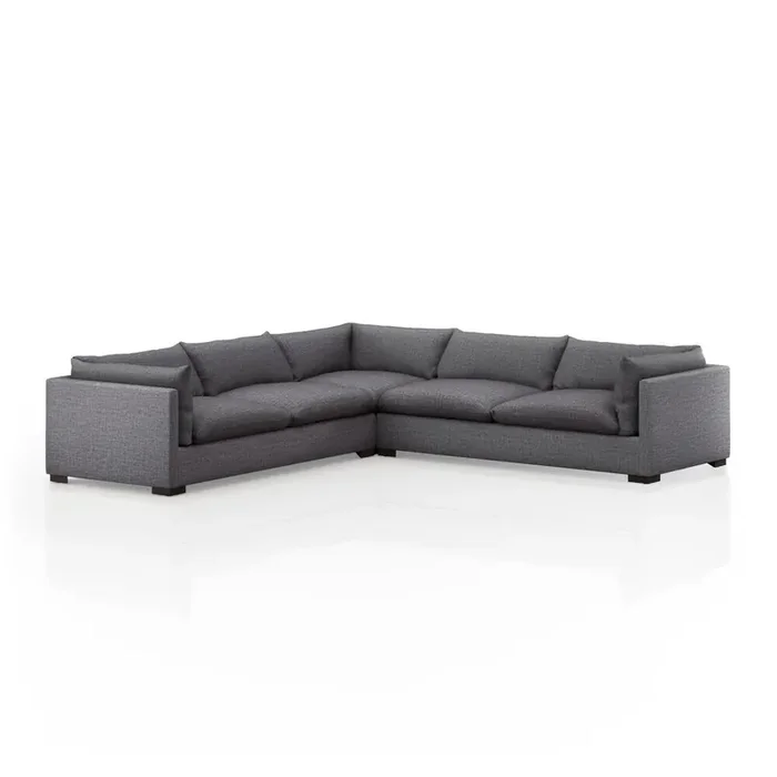 Four Hands – Atelier – Westwood 3-Piece Sectional – Bennett Charcoal – 231334-005