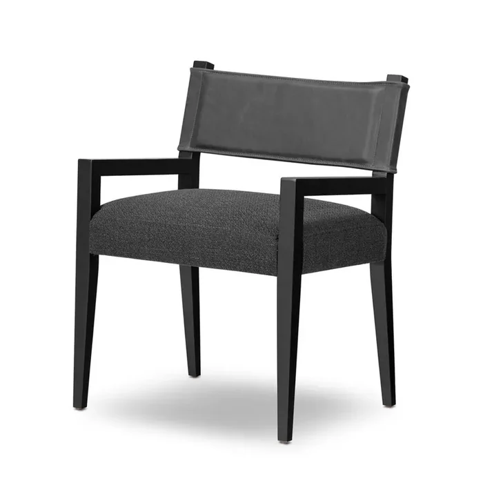 Four Hands – Berman – Ferris Dining Armchair – Gibson Black – 236325-004