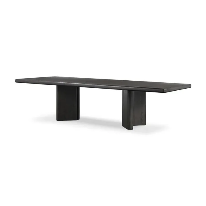 Four Hands – Bina – Castro Dining Table 118in – Dark Espresso Reclaimed French Oak – 244708-001