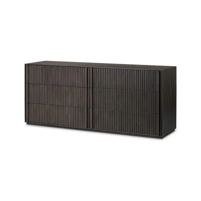 Four Hands – Bina – Leo 6 Drawer Dresser – Smoked Black – 231733-003