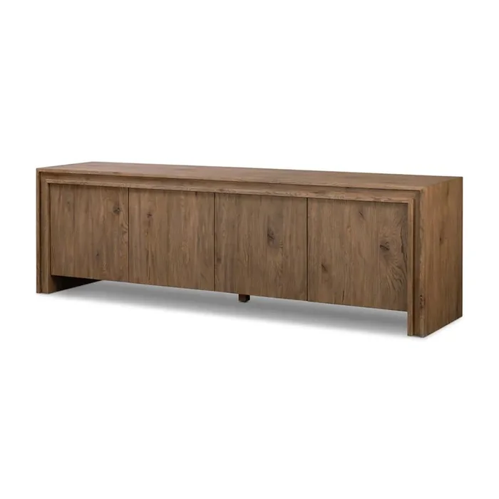 Four Hands – Bolton – Chalmers Media Console – Weathered Oak Veneer – 241031-001