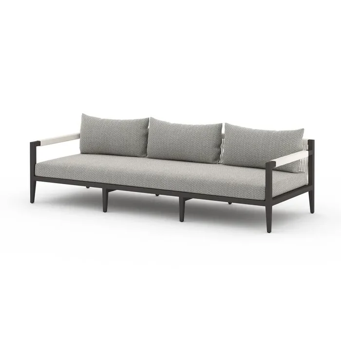 Four Hands – Solano – Sherwood Outdoor Sofa, Bronze – Faye Ash – 223340-004