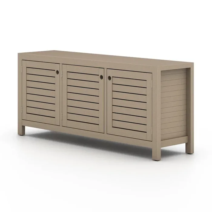 Four Hands – Solano – Sonoma Outdoor Sideboard – Washed Brown-FSC – 227500-002