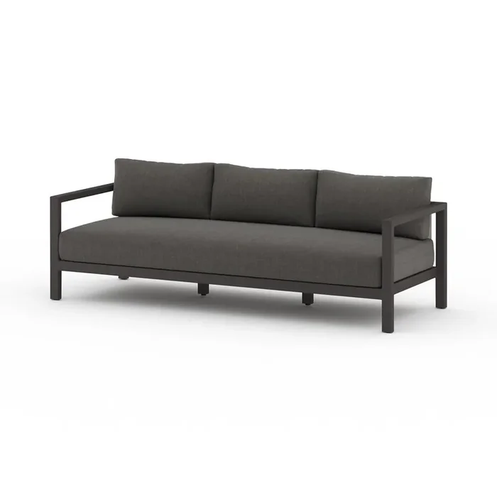 Four Hands – Solano – Sonoma Outdoor Sofa, Bronze – Venao Charcoal – 106951-013