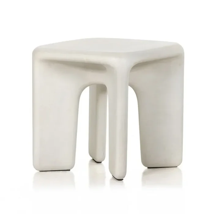 Four Hands – Thayer – Dante End Table – White Concrete – 224153-001