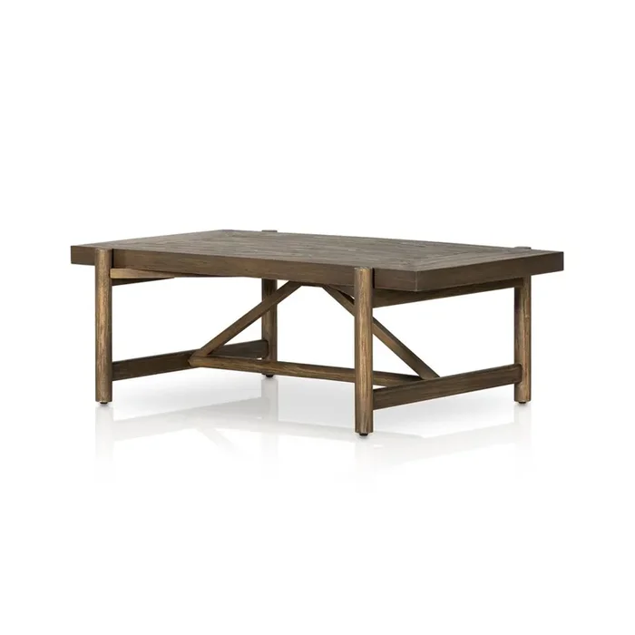 Four Hands – Westgate – Goldthwaite Coffee Table – Sienna Brown Pine – 235064-002
