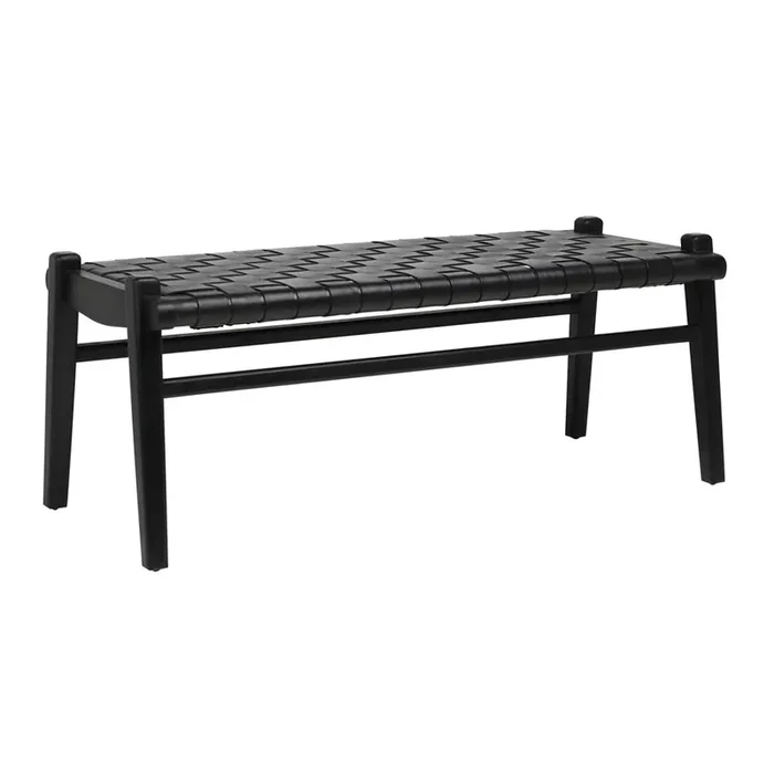 Henry & Mason – Balthazier Teak Wood with Woven Leather – DV7277