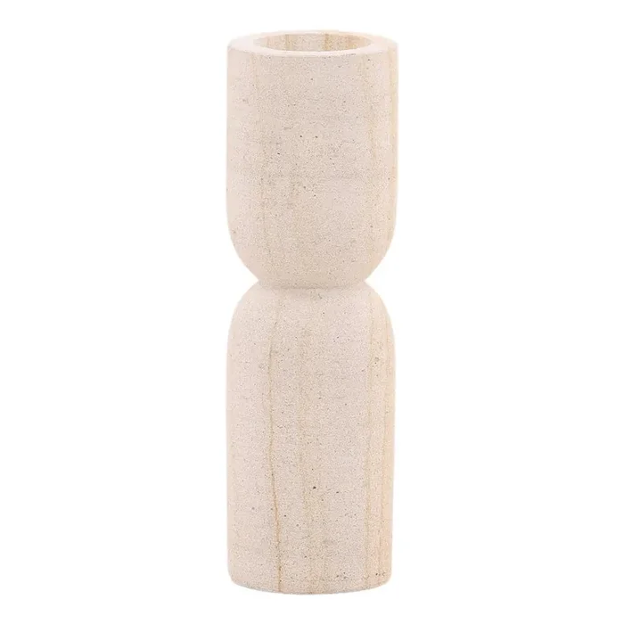 Henry & Mason – Dante Natural Palimanian Stone Candle Holder – DV7252