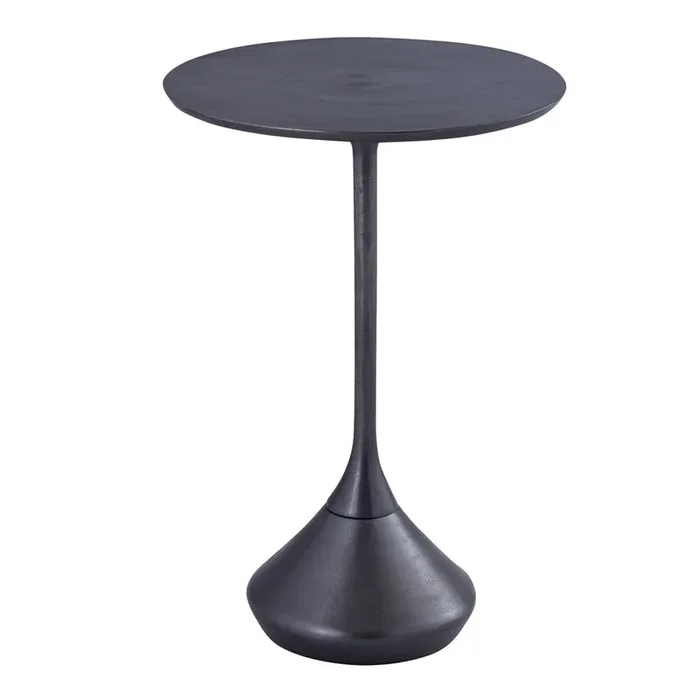 Henry & Mason – Katana Aluminum Side Table 19.5inin Antique Black – DV7827