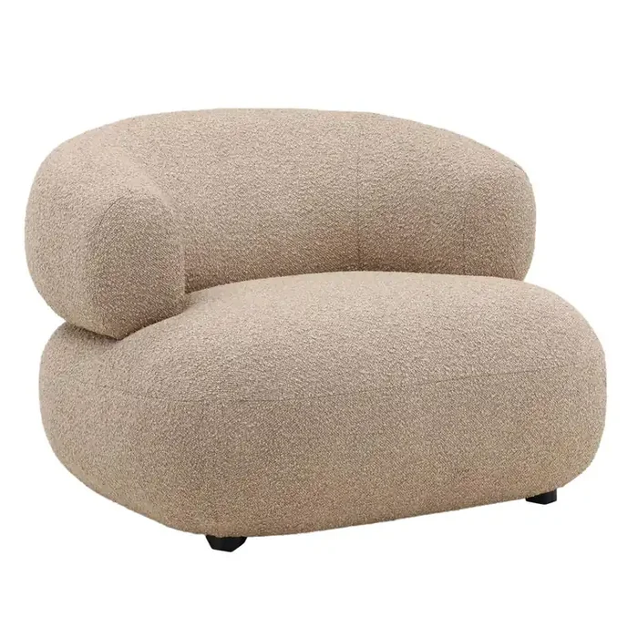 Henry & Mason – Pythia Hardwood Occasional Chair in Camel High Performance Fabric – DV7692