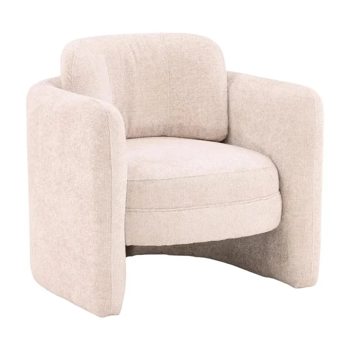 Henry & Mason – Thurman Hardwood Occasional Chair in Taupe – DV7407