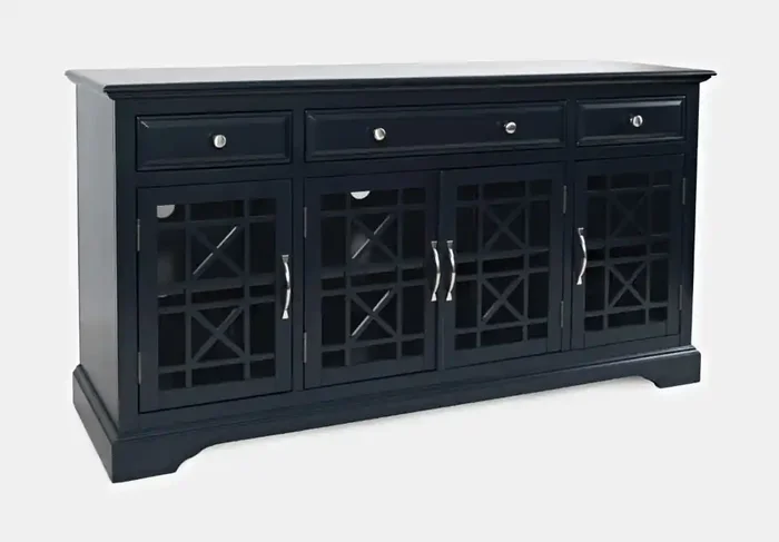 Jofran – Craftsman 60in Media Unit in Navy – 775-60