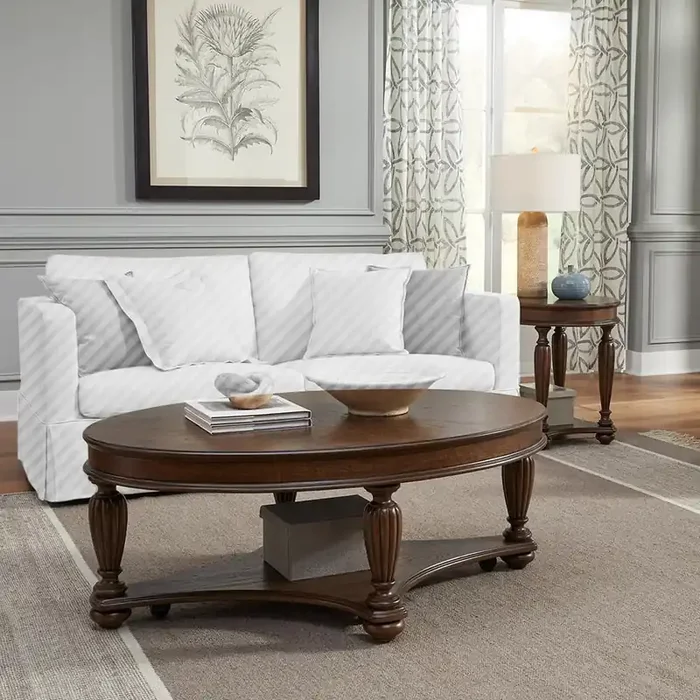Liberty Furniture – Allington 3 Piece Set in Satin Sienna – 418-OT-3PCS