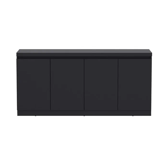Manhattan Comfort – Griffin 62in Sideboard in Onyx (6-Shelf) – SB1006-BK