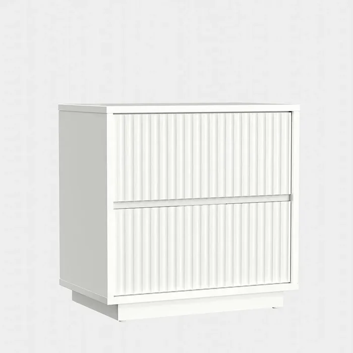 Origins by Alpine – Blanca Nightstand, White – 8500-02