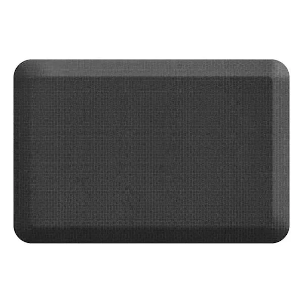 Pewter Designer Flatweave Comfort Mat, 20×30