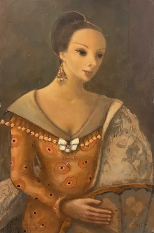 ‘Portrait of a Young Woman‘ by R. Vala