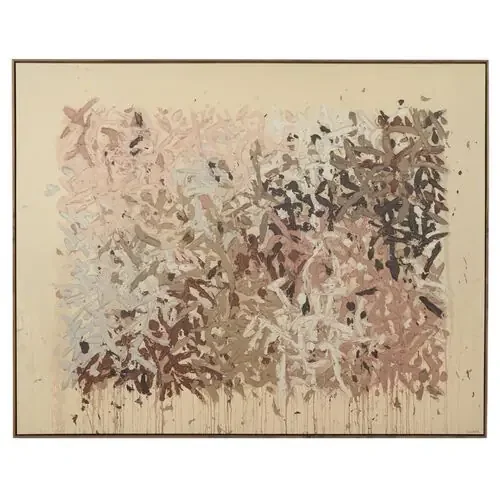 Still His People Painting by Tyler Guinn, Rustic Walnut Frame