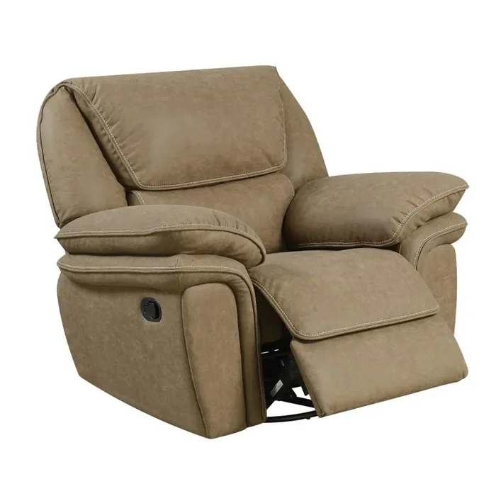 Wallace & Bay – Baker Pecan Swivel Reclining Glider with Swivel, Glide, And Recline Motion – U510461