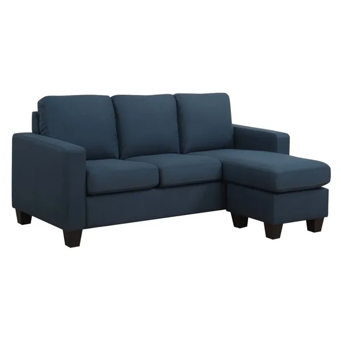 Wallace & Bay – Mcconnell Blue Sectional Chofa with Two-In-One Reversible Chaise – U510424