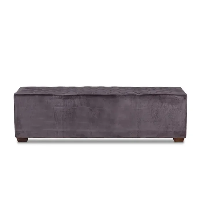 World Interiors – Arabella 59″ Bench in Asphalt Gray Velvet – ZWAA623S_CLOSEOUT