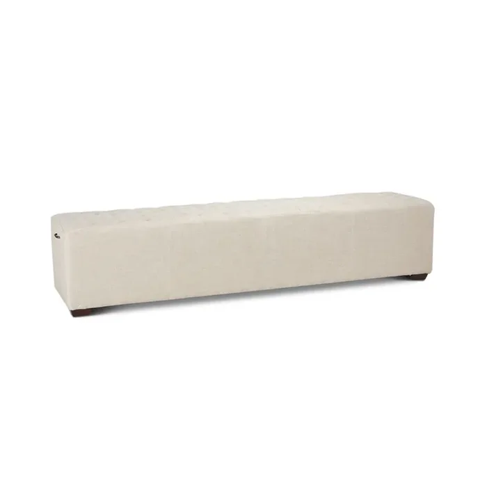 World Interiors – Arabella 59″ Bench in Beige Linen – ZWAA138S