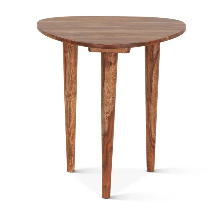World Interiors – Arrey 23″ Side Table in Indian Rosewood with Natural Finish – ZWARYCST23NA