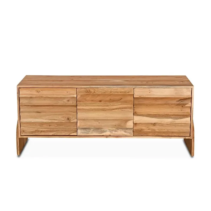 World Interiors – Catalina Plasma Cabinet in Natural Acacia Wood – ZWCATPCNA_CLOSEOUT