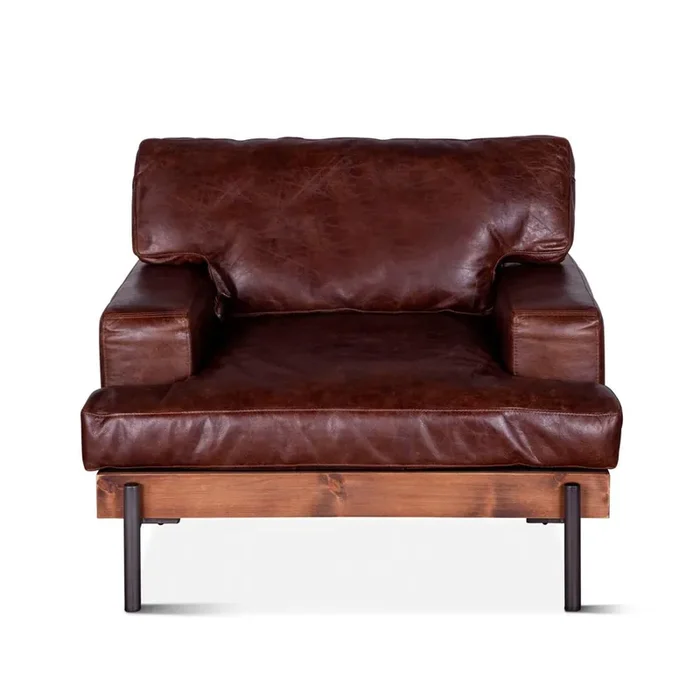World Interiors – Chiavari Armchair World Interiors – Chiavari Armchair in Geisha Brown Leather – ZWCIAMCHGEI_CLOSEOUT