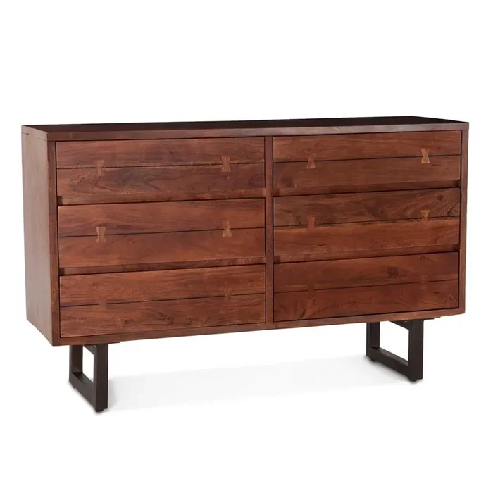 World Interiors – Glenwood Dresser World Interiors – Glenwood Dresser in Acacia with Walnut Finish – ZWGW586D