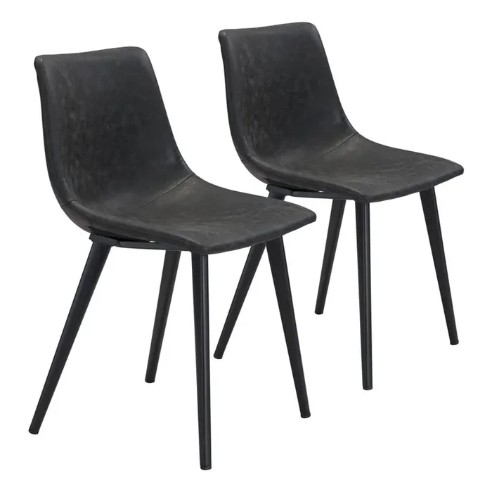 Zuo Modern – Daniel Dining Chair (Set of 2) Vintage Black – 101948