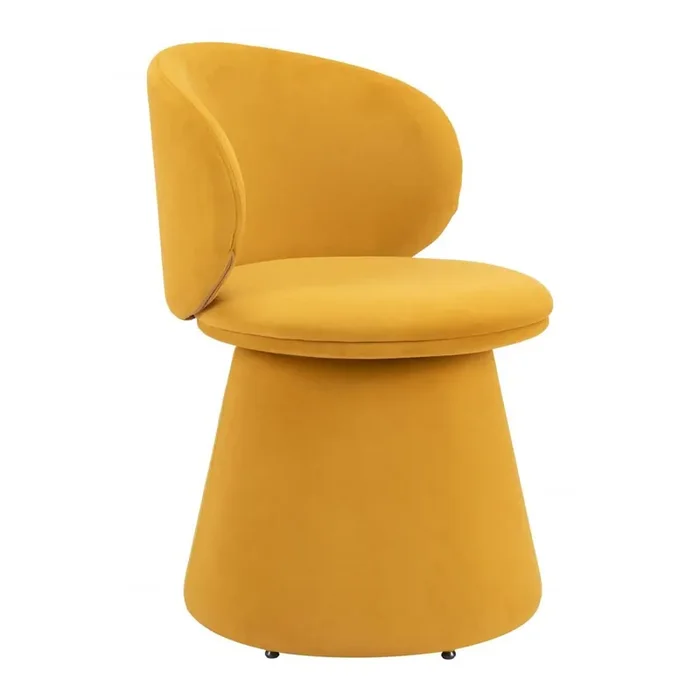 Zuo Modern – Oblic Swivel Dining Chair Orange – 110203
